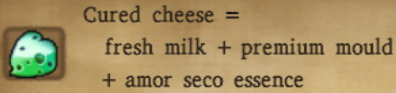 Cured Cheese Alchemy Recipe